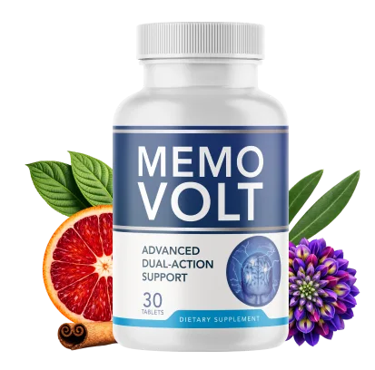 MemoVolt advanced dual-action brain and memory support tablets